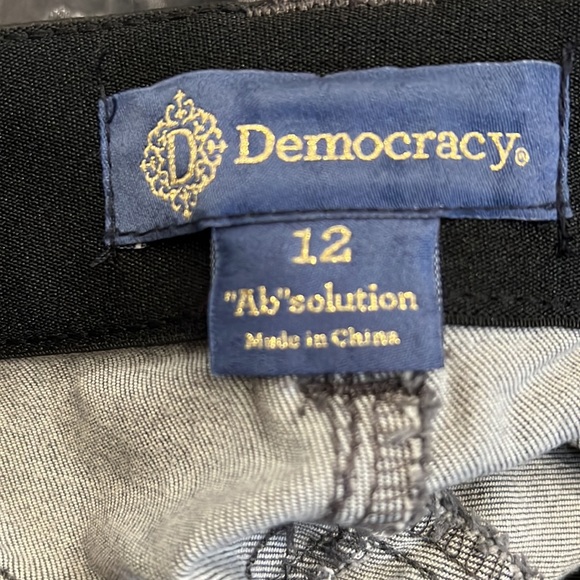 #80 Democracy Gray Luxe Touch Premium Freedom Ankle Skimmer Jean - Picture 11 of 15